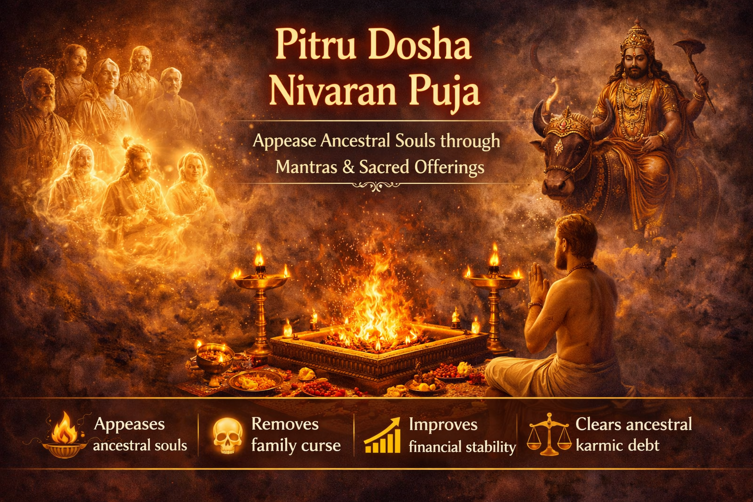 🕉️ पितृ दोष निवारण पूजा | Pitru Dosh Nivaran Puja 🔮