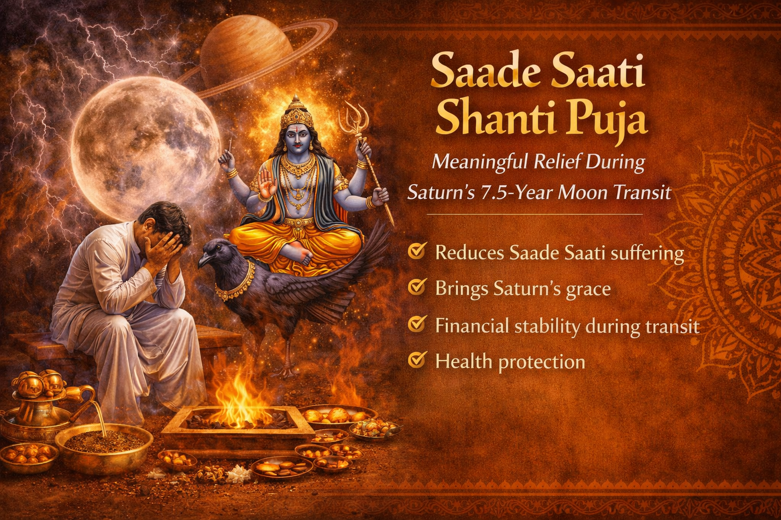 🪐🕉️ साढ़ेसाती शांति पूजा | Sade Sati Shanti Puja 🔮